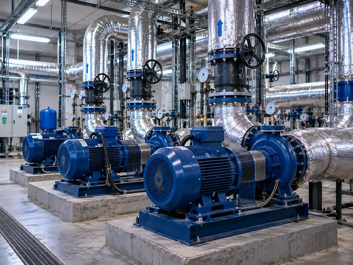 Насосная станция тепловой сети
