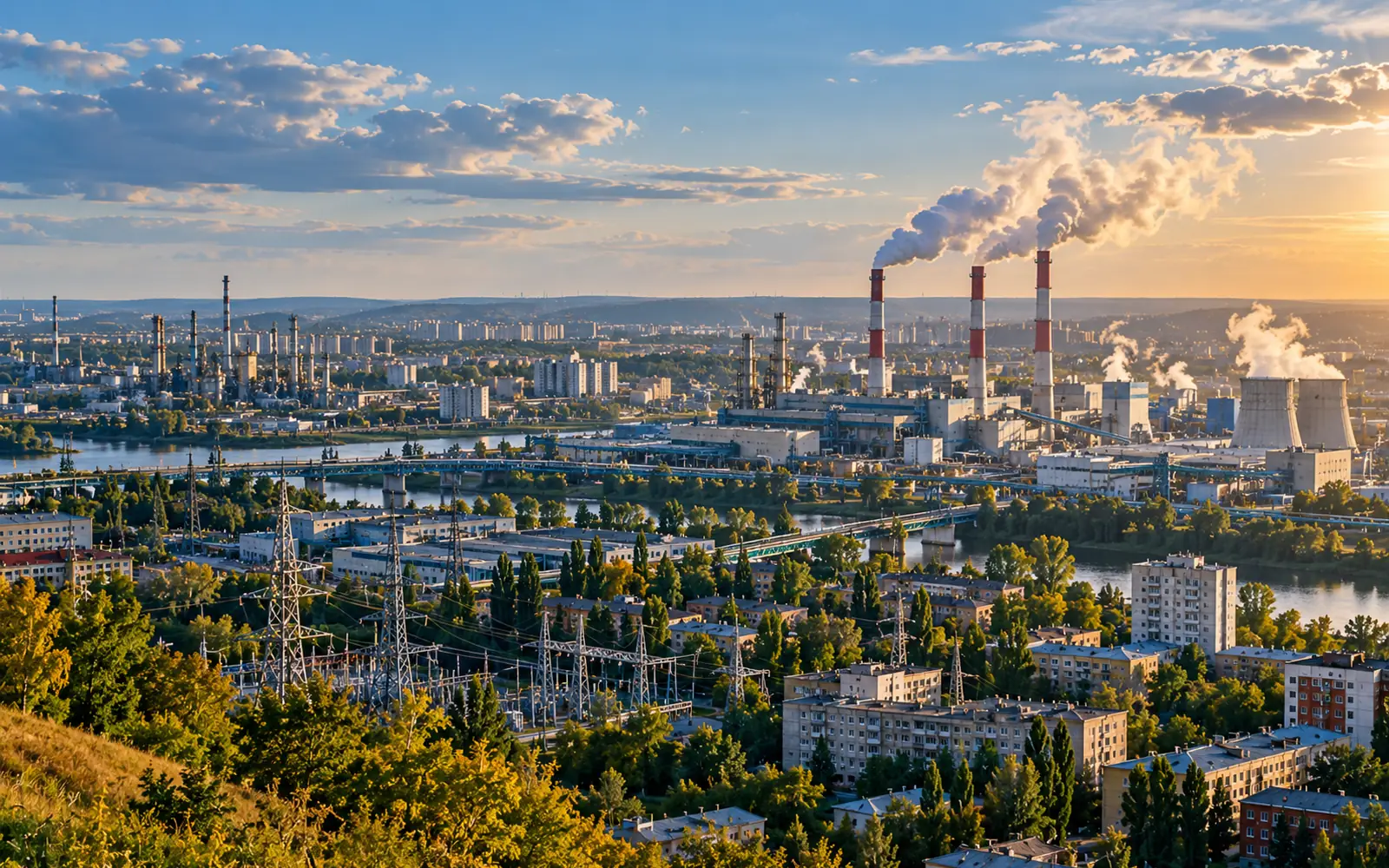 Город, промышленность и энергетика